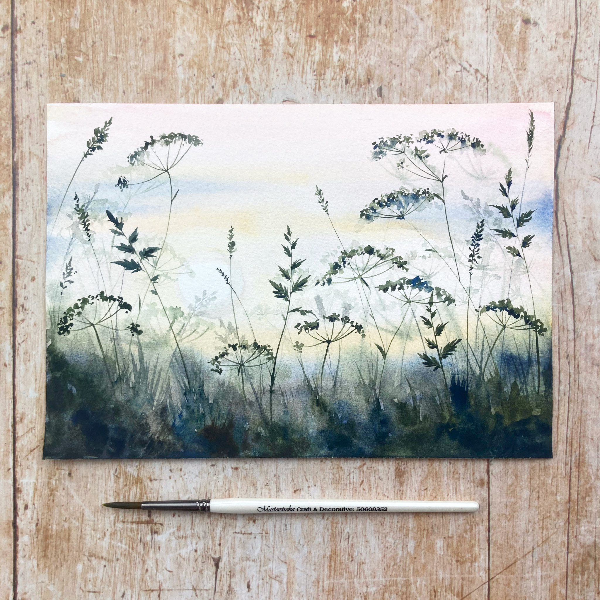 de Winton Paper Co Unique Watercolour Art & Tutorials