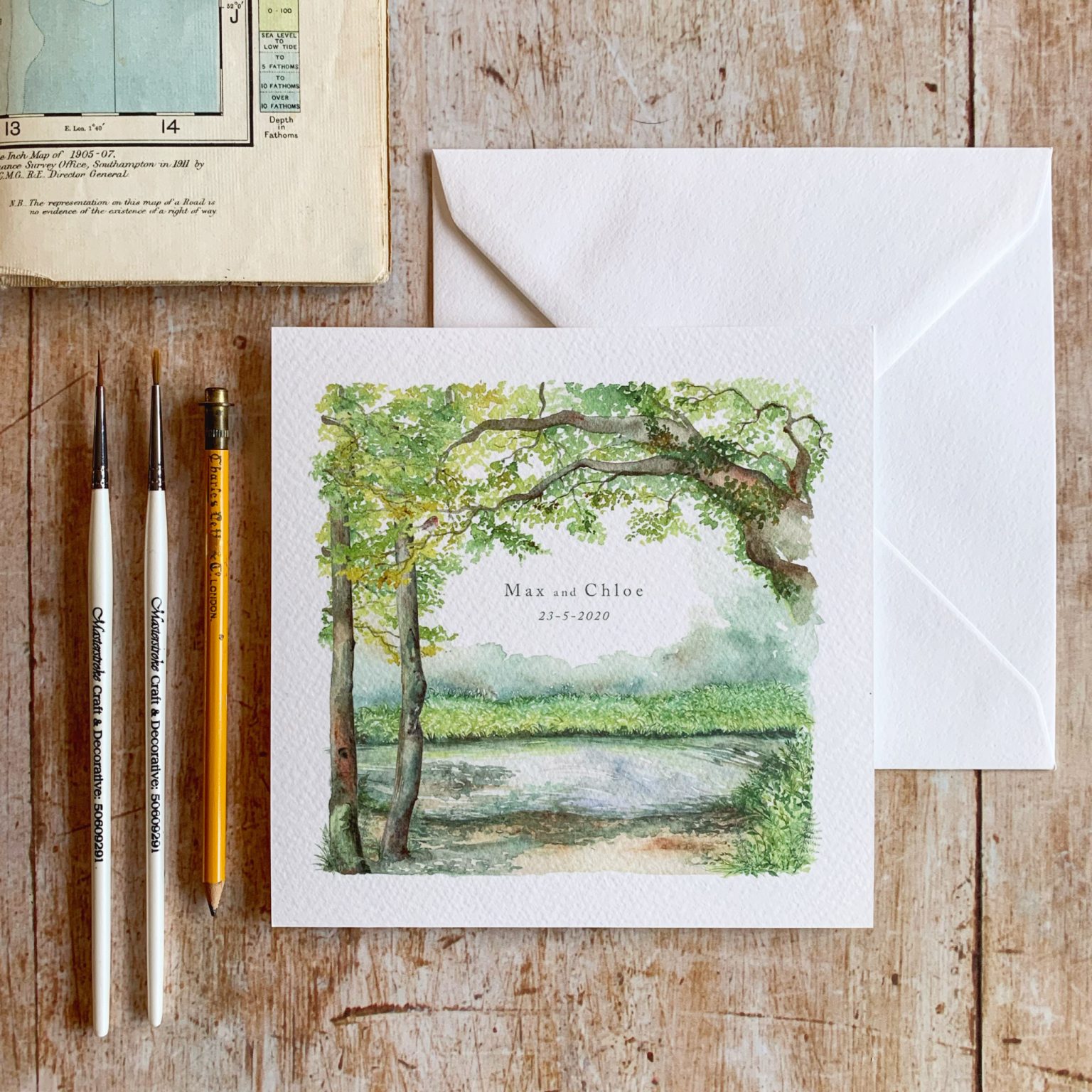 de Winton Paper Co Unique Watercolour Art & Tutorials