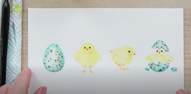 easter watercolour tutorial