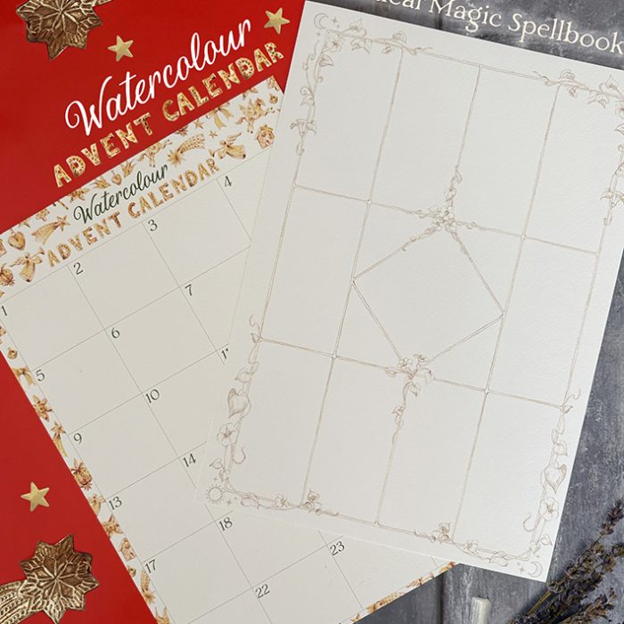 Halloween + Christmas Watercolour Advent Calendar Print Bundle | Save Money!