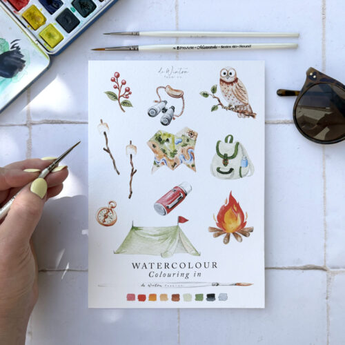 de Winton Paper Co | Unique Watercolour Art & Tutorials | Reverse ...