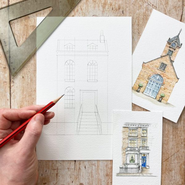 de Winton Paper Co Unique Watercolour Art & Tutorials Commissioned