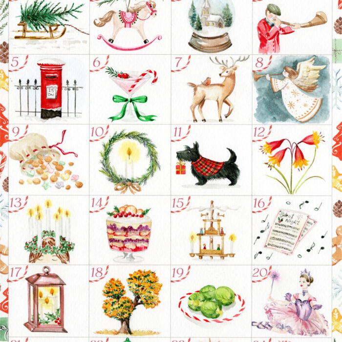 Harriet's completed 2025 Advent Calendar