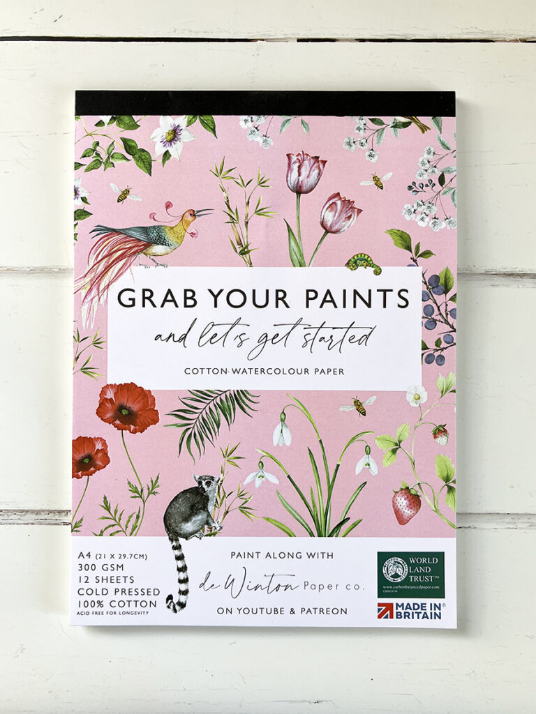 de Winton Paper Co Unique Watercolour Art & Tutorials Essential