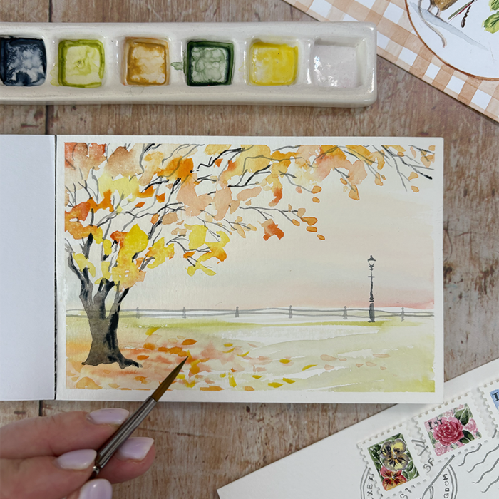 The Langton Watercolour Postcards | A6 300gsm Cold Pressed | 12 Artist Postcards | Paint & Post