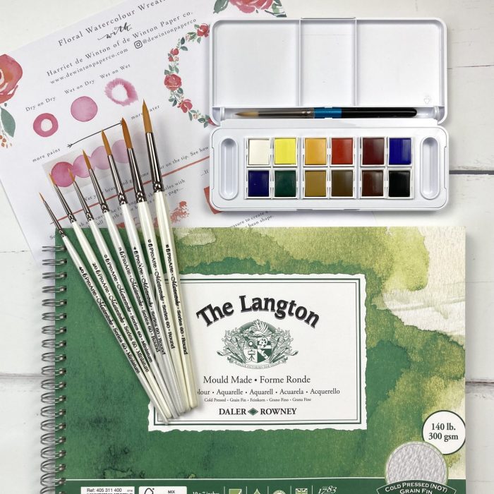 enthusiasts watercolour kit UK, watercolour tutorials, learn to paint UK