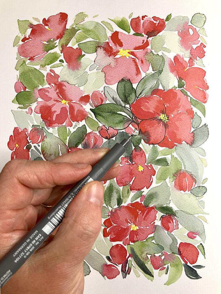 de Winton Paper Co | Unique Watercolour Art & Tutorials | Reverse ...